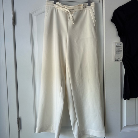 Talbots Pants - Talbots Cream Elastic Waist Pants